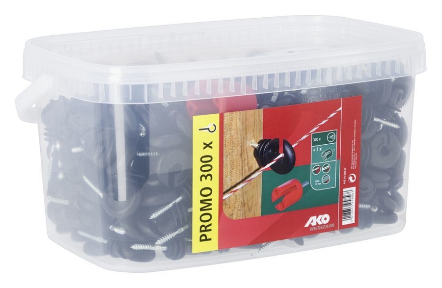 Kerbl Ringisolator kompakt inkl. Einschrauber 300 Stück Kerbl Ringisolator kompakt inkl. Einschrauber 300 Stück von Kerbl