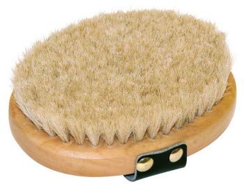Kerbl Schmusebürste (oval) mit Holz- rücken, Rosshaar Brush&Co von Kerbl
