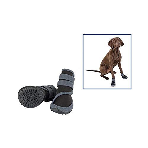 Kerbl Schuhe Paw Protection Active – 2 Schuhe Gummi PU atmungsaktiv, für Hunde von alle Größen von Kerbl