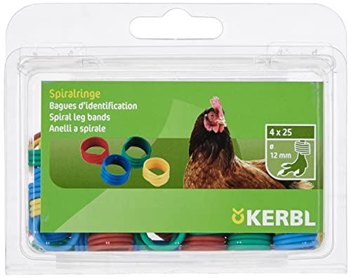 Spiralring 12mm, Kunststoff, farblich sortiert, 100St./Pack Spiralring 12mm, Kunststoff, farblich sortiert, 100St./Pack von Kerbl Hobbyfarming