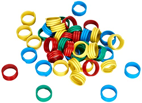 Kerbl Spiralring 16mm, Kunststoff, farblich gemischt, 100St./Pack, 72316 von Kerbl Hobbyfarming