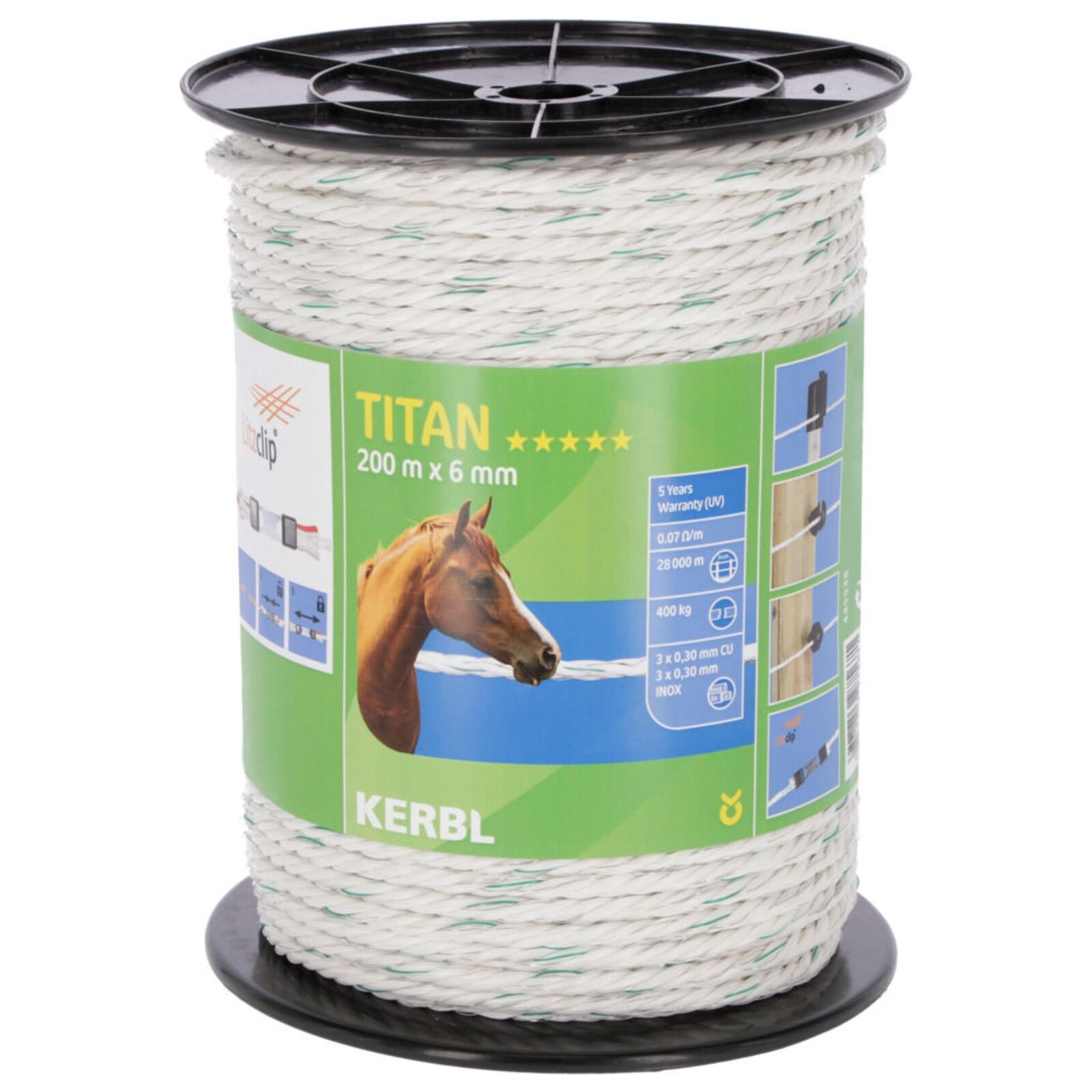 Kerbl Titan Elektroseil  200m x 6mm von Kerbl