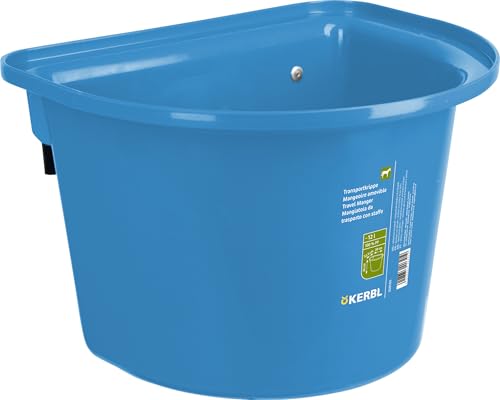 Kerbl Transportkrippe Royal-Blau mit Einhängebügel von Kerbl