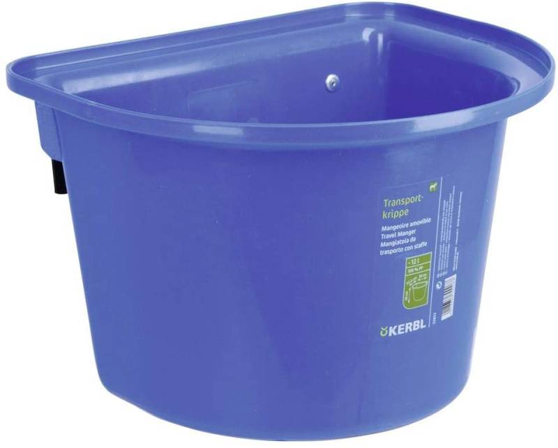 Kerbl Transportkrippe blau, 12 L Kerbl Transportkrippe blau, 12 L von Kerbl