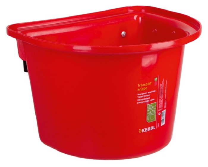 Kerbl Transportkrippe rot, 12 L von Kerbl