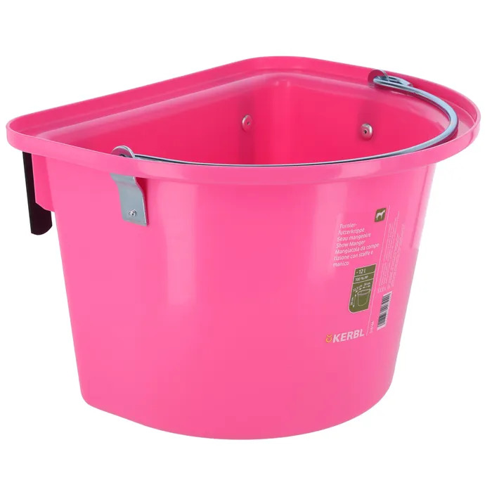 Kerbl Turnier-Futterkrippe mit Bügel und Tragegriff pink, 12 L Kerbl Turnier-Futterkrippe mit Bügel und Tragegriff pink, 12 L von Kerbl