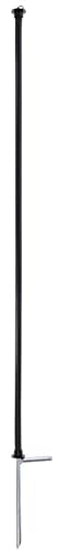 Kerbl Unterstützungspfahl für Weidenetze (Gesamthöhe 145 cm, Ø Pfahl 14 mm, verzinkter Stahl mit Kunststoffummantelung & Fußtritt, zum Stabilisieren der Ecken bei Weidenetzen, Metallpfähle) 27350 von Kerbl