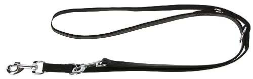 Kerbl Pet Vegas Führleine schwarz, 22 mm 240 cm, genäht, ausschnallbar von Kerbl Pet