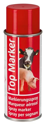 Kerbl Viehzeichenspray Markierungsspray 200ml rot TopMarker 20124 von Kerbl