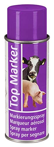 Kerbl Viehzeichenspray Top Marker (Markierungsspray, Spray zur Kennzeichung von Tieren) 500 ml, violett - 20174 von Kerbl