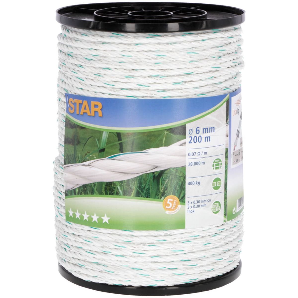 Kerbl Weidezaunseil Star-Line 6mm, 200m von Kerbl