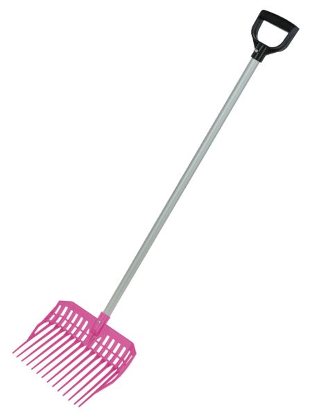 Kinder Dunggabel EcoFork Mini mit Stiel - pink - Mistgabel für Kind... von Kerbl