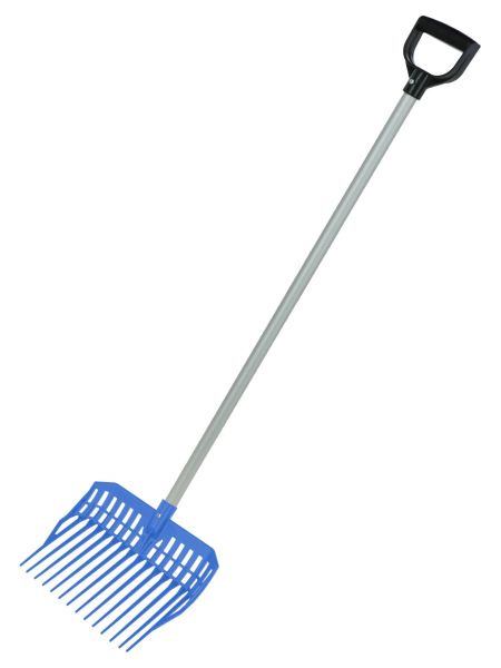 Kinder Dunggabel EcoFork Mini mit Stiel - royalblau - Mistgabel für... von Kerbl