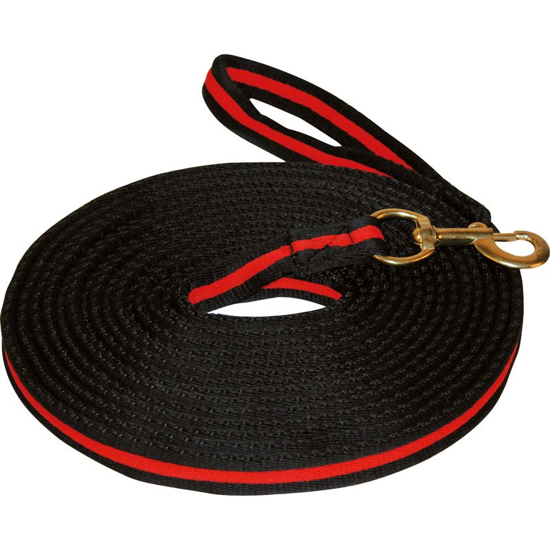 Longierleine Softlonge 8m - schwarz/rot Longierleine Softlonge 8m - schwarz/rot von Kerbl