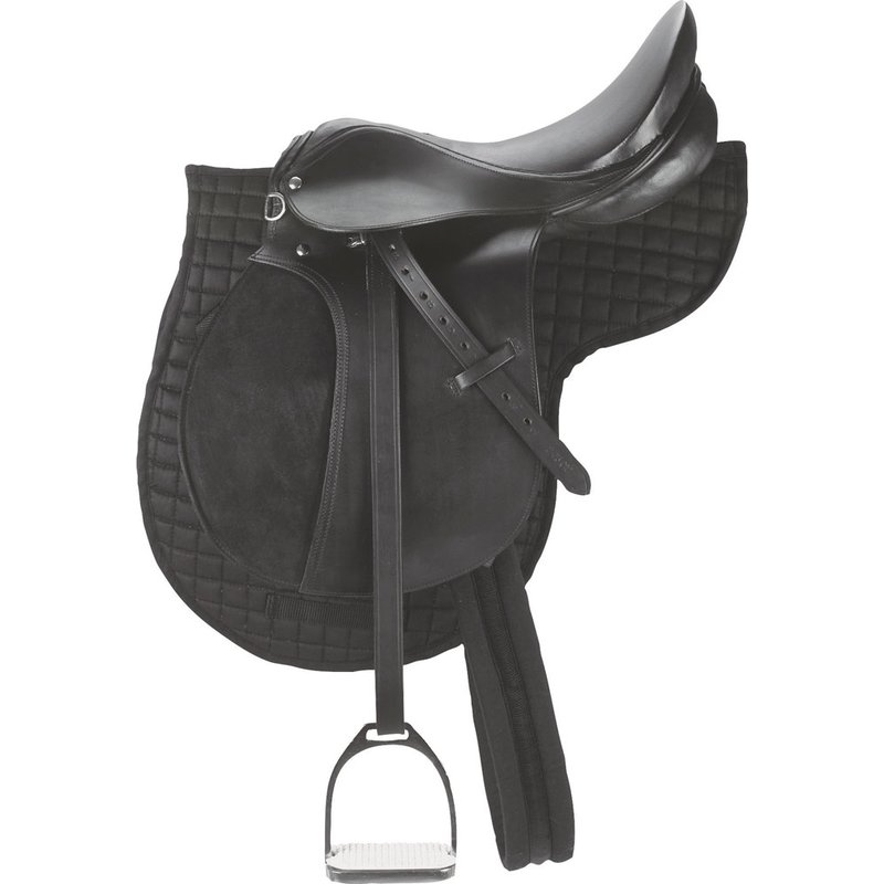 Reitsattel-Set - 16" / Pony / schwarz von Kerbl