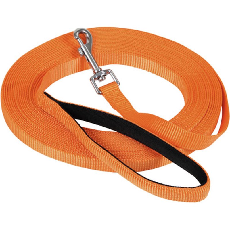 Suchleine Miami mit Softgriff orange, 10m x 20mm Suchleine Miami mit Softgriff orange, 10m x 20mm von Kerbl