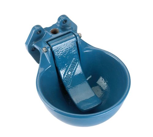 Kerbl Tränkebecken L/5 für Hoch- oder Niederdruck, 5 Liter, Edelstahl, Schwerkraftbetrieben, Hund, Tiertränke, Hundefuttertränke von Kerbl