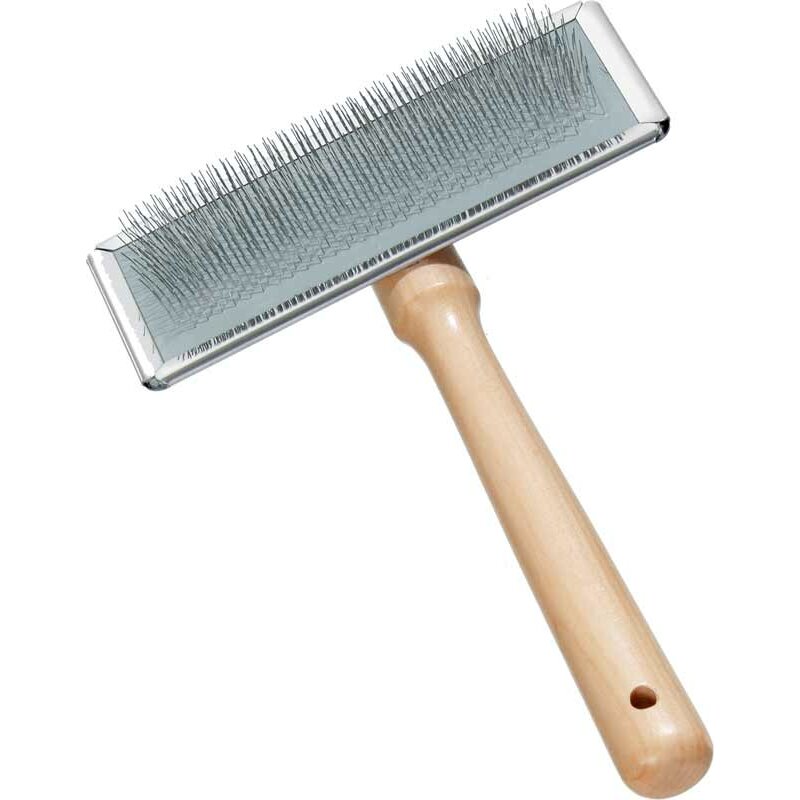 Zupfbürste weich mit Naturholzgriff - mittel 90 x 45 mm Zupfbürste weich mit Naturholzgriff - mittel 90 x 45 mm von Kerbl