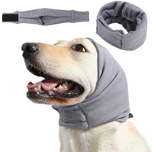 Kercynar Hunde-Kapuzenpullover, geräuschreduzierend, Ohrenschützer für Bad, Gewitter und Angstlinderung, warm, winddicht Kercynar Hunde-Kapuzenpullover, geräuschreduzierend, Ohrenschützer für Bad, Gewitter und Angstlinderung, warm, winddicht von Kercynar