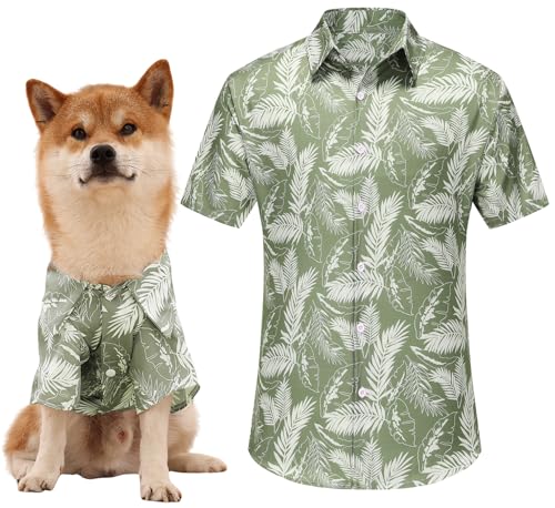 Kercynar Hunde-Shirt, Hawaii-Hunde-Shirt, Hunde-Stil, florale Kleidung, Hawaii-Hemden für kleine Hundebesitzer und Haustier-Shirts sind separat erhältlich Kercynar Hunde-Shirt, Hawaii-Hunde-Shirt, Hunde-Stil, florale Kleidung, Hawaii-Hemden für kleine Hundebesitzer und Haustier-Shirts sind separat erhältlich von Kercynar