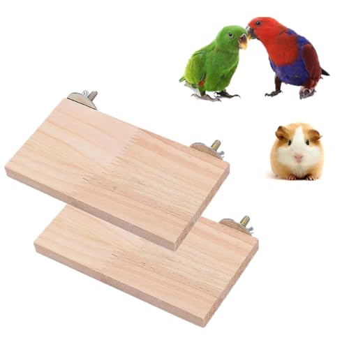 2 Stück Natürlicher Sitzstangen Für Vögel Holz, Vogel Plattform, Holzständer Plattform Für Haustiere, Vogel Zubehör Holz, Sitzstangen Für Papageien, Wellensittiche, Nymphensittiche, Hamster, 15x8cm 2 Stück Natürlicher Sitzstangen Für Vögel Holz, Vogel Plattform, Holzständer Plattform Für Haustiere, Vogel Zubehör Holz, Sitzstangen Für Papageien, Wellensittiche, Nymphensittiche, Hamster, 15x8cm von Kewmayer