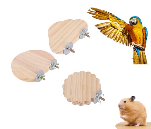 3 Stück Natürlicher Sitzstangen Für Vögel Holz, Vogel Plattform, Holzständer Plattform Für Haustiere, Vogel Zubehör Holz, Sitzstangen Für Papageien, Wellensittiche, Nymphensittiche, Hamster, 8x8cm 3 Stück Natürlicher Sitzstangen Für Vögel Holz, Vogel Plattform, Holzständer Plattform Für Haustiere, Vogel Zubehör Holz, Sitzstangen Für Papageien, Wellensittiche, Nymphensittiche, Hamster, 8x8cm von Kewmayer