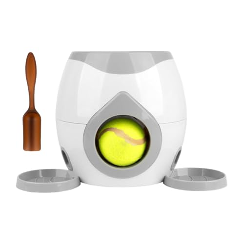 Kexpery Automatischer Ballwerfer für Hunde, Spielzeug, Leckerli-Spender, interaktiv, für kleine und mittelgroße Hunde Kexpery Automatischer Ballwerfer für Hunde, Spielzeug, Leckerli-Spender, interaktiv, für kleine und mittelgroße Hunde von Kexpery
