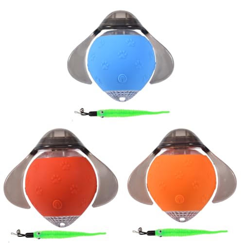 Kexpery Ball interaktives Katzenspielzeug, automatische Bälle, Bereicherung, Jagd und Übung, wiederaufladbar Kexpery Ball interaktives Katzenspielzeug, automatische Bälle, Bereicherung, Jagd und Übung, wiederaufladbar von Kexpery