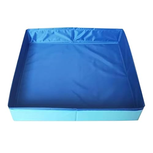 Kexpery Faltbarer Pool für Hunde bis 30 kg, tragbare Badewanne aus PVC, langlebig, leicht zu reinigen, für Reisen drinnen und draußen Kexpery Faltbarer Pool für Hunde bis 30 kg, tragbare Badewanne aus PVC, langlebig, leicht zu reinigen, für Reisen drinnen und draußen von Kexpery