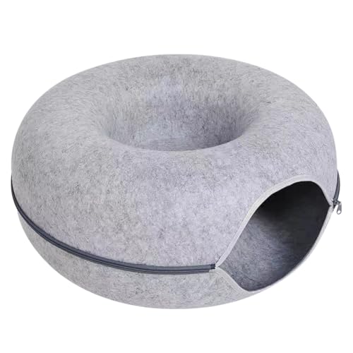 Kexpery Fed Filztunnel Doppelschicht rundes Nest Anti-Grifing Interaktives Spielzeug for Katzen und kleine Tiere Kexpery Fed Filztunnel Doppelschicht rundes Nest Anti-Grifing Interaktives Spielzeug for Katzen und kleine Tiere von Kexpery