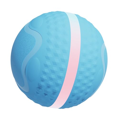Kexpery Hundespielzeugball, über USB wiederaufladbar, intelligentes elektrisches Ballspielzeug mit 2 Modi, automatisch rollendes Ballspielzeug for Welpen/kleine/mittelgroße/große Hunde (Himm von Kexpery