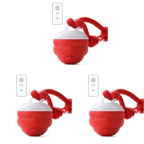 Kexpery Interaktives Spielzeug für Hunde, Ball, mobil, wiederaufladbar, USB, mit Seil für mittelgroße Hunde, kleine Welpen, aktive Unterhaltung Kexpery Interaktives Spielzeug für Hunde, Ball, mobil, wiederaufladbar, USB, mit Seil für mittelgroße Hunde, kleine Welpen, aktive Unterhaltung von Kexpery