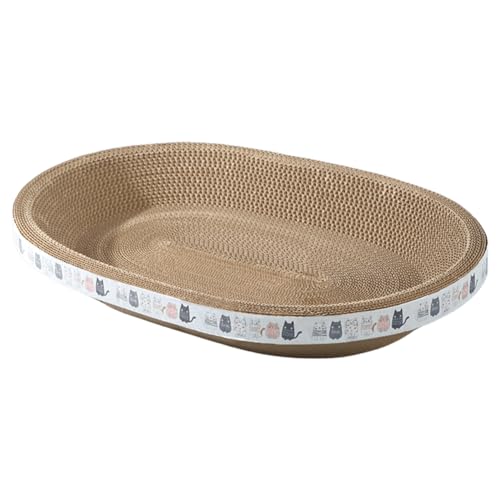 Kexpery Katzenkratzer Karton Oval Katze Kratzpad Schüssel Nest Möbel Schutz Wellpappe Lounge Katzenbett Katze Kitty Trainingsspielzeug Rund Oval Schleifen Kralle Spielzeug für Indoor Katzen Schleifen Kexpery Katzenkratzer Karton Oval Katze Kratzpad Schüssel Nest Möbel Schutz Wellpappe Lounge Katzenbett Katze Kitty Trainingsspielzeug Rund Oval Schleifen Kralle Spielzeug für Indoor Katzen Schleifen von Kexpery