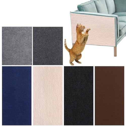 Kexpery Kratzmatte for Katzen, zuschneidbar, Klettermatte for Katzen, Haustierzubehör (dunkelblau, 40 x 100 cm) von Kexpery