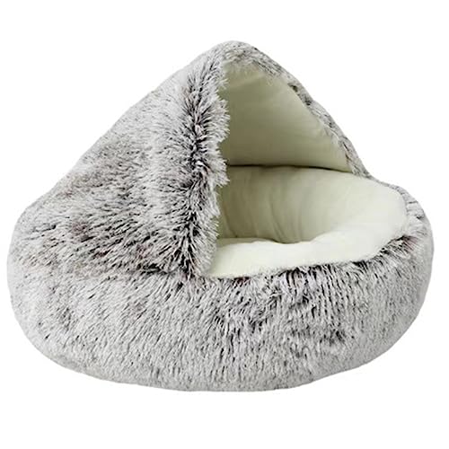 Kexpery Plush Donut Dog Bed, Calming Dog Bed Fluffy Plush Pet Bed,Soft and Fluffy Cuddler Pet Cushion Self-Warming Puppy Beds, Indoor Cats Dogs Soft Warm Donut Cave Bed, Pet Sleeping Pillow von Kexpery