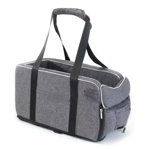 Kexpery Set von Transporttieren mit flexiblen Seiten und Polsterung, Sitzwagen for Booster -Sitz for Welpen und Katzen, sichere Praxis von Kexpery