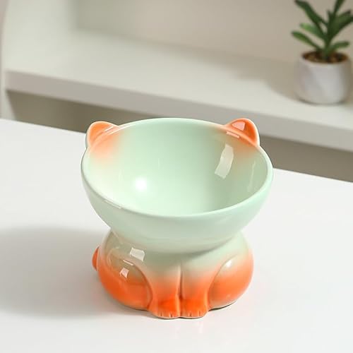 KeyChefLab Paw Feeder Hundenapf, erhöhte Keramik-Hundenäpfe für kleine & mittelgroße Hunde und Katzen – Slow Feeder Bowl, Welpenutensilien, Haustierbedarf, langlebig & leicht zu reinigen (Grün) KeyChefLab Paw Feeder Hundenapf, erhöhte Keramik-Hundenäpfe für kleine & mittelgroße Hunde und Katzen – Slow Feeder Bowl, Welpenutensilien, Haustierbedarf, langlebig & leicht zu reinigen (Grün) von KeyChefLAB