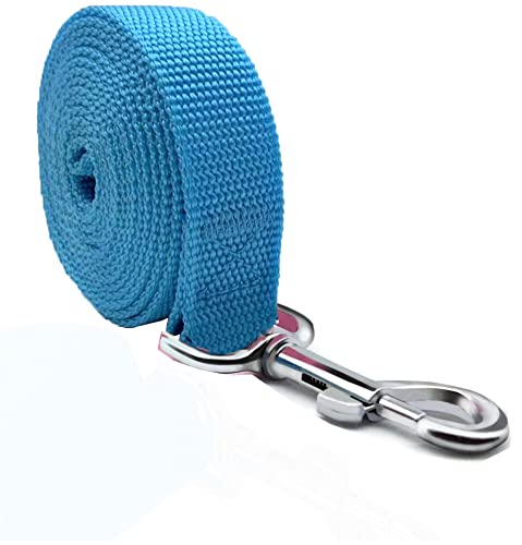 TAIAN Starke Hundeleine, Nylon, 1,2 m, für kleine, mittelgroße und große Hunde, Blau TAIAN Starke Hundeleine, Nylon, 1,2 m, für kleine, mittelgroße und große Hunde, Blau von Keyoung