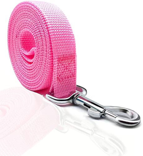 TAIAN Starke Hundeleine, Nylon, 1,2 m, für kleine, mittelgroße und große Hunde, Rosa TAIAN Starke Hundeleine, Nylon, 1,2 m, für kleine, mittelgroße und große Hunde, Rosa von Keyoung