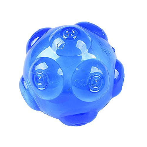 Keysui Pet Spielzeug Ball Hundespielzeug aus Robuster Natur-Gummi mit Zahnpflege Funktion Kauspielzeug Hundeball für Alle Hunde von Keysui