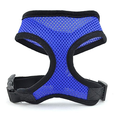 Keysui weichem Mesh-Stoff Puppy Dog Pet Verstellbare Hundegeschirr Leine mit Clip Keysui weichem Mesh-Stoff Puppy Dog Pet Verstellbare Hundegeschirr Leine mit Clip von Keysui