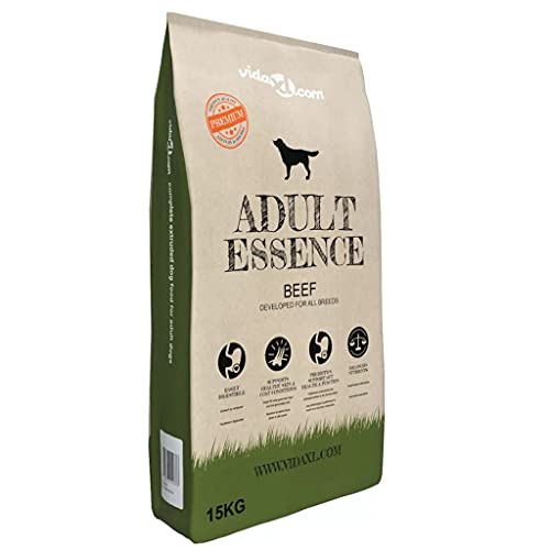 Adult Hundetrockenfutter, Senior Hundefutter Premium Hundetrockenfutter Adult Essence Beef 15 kg von Keyur