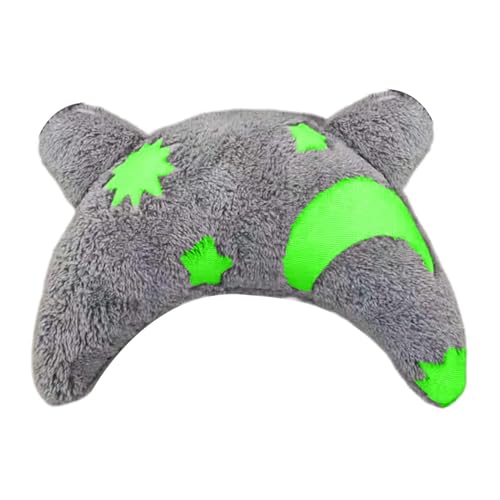 Kezvmhy Beruhigendes Hundekissen, Katzen-Nackenkissen - Haustier-Nackenschutz-Schlafkissen | Bequemes Haustier-Hunde-Nackenkissen, leuchtendes waschbares Haustier-beruhigendes Spielzeug für Hunde und von Kezvmhy