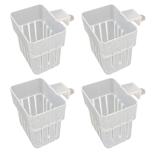Kfwfuaee 4LOTS Haltbarkeit Plastomerkorb Hydroponic SOILLESS NETBORK Für Hobbyisten Und Professionelle Wassertanks Anlagenhalter von Kfwfuaee