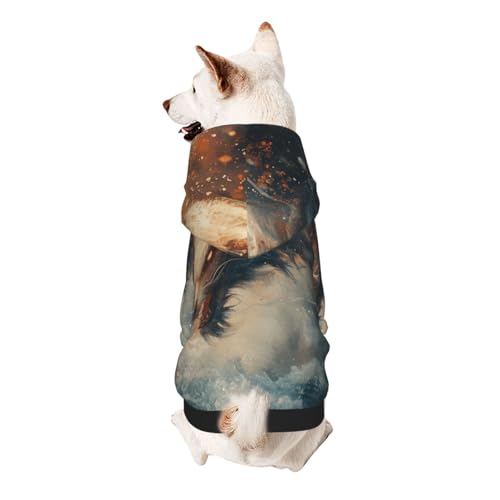 Dragon's Anger Hunde-Kapuzenpullover für kleine, weiche, atmungsaktive Haustierkleidung für kleine von Khkbnb