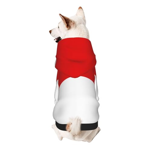Hunde-Kapuzenpullover mit Flagge von Hessen für kleine, weiche, atmungsaktive Haustierkleidung für kleine von Khkbnb