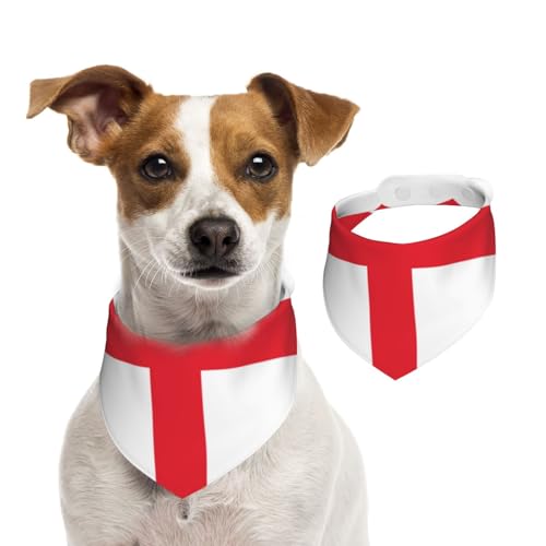 Hundehalstuch, Flagge von Georgia, verstellbar, für Jungen und Mädchen, geeignet für Katzen und Hunde, Haustierzubehör von Khkbnb