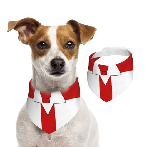Hundehalstuch, Motiv: Flagge Nordirlands, verstellbar, für Jungen und Mädchen, geeignet für Katzen und Hunde, Haustierzubehör von Khkbnb