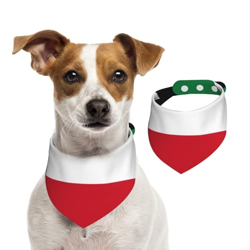 Hundehalstuch, Motiv: Kuwaitische Flagge, verstellbar, für Jungen und Mädchen, geeignet für Katzen und Hunde, Haustierzubehör von Khkbnb
