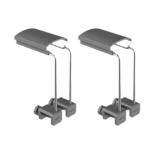 KiBcsLic 2 Stück Aquarium Lampenhalterung Leuchtenstativ Halteklammer Montageset Höhenverstellbare Halterungen mit Elegantem Profil für Die Installation von A, 10x5x2cm KiBcsLic 2 Stück Aquarium Lampenhalterung Leuchtenstativ Halteklammer Montageset Höhenverstellbare Halterungen mit Elegantem Profil für Die Installation von A, 10x5x2cm von KiBcsLic